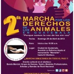 Segunda marcha por los derechos de los animales en Guatemala