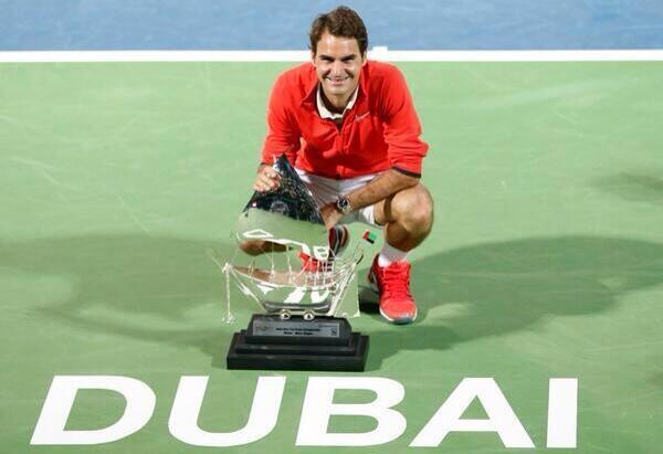 Roger Federer Campeón Dubái 2014